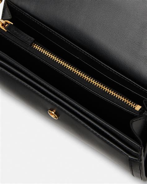 versace tag|Versace Tag Long Wallet Black,Gold .